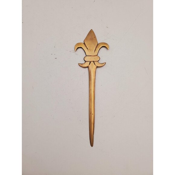 vintage letter opener solid brass Lightweight Envelope Slitter Mail metal Gift - Picture 1 of 8